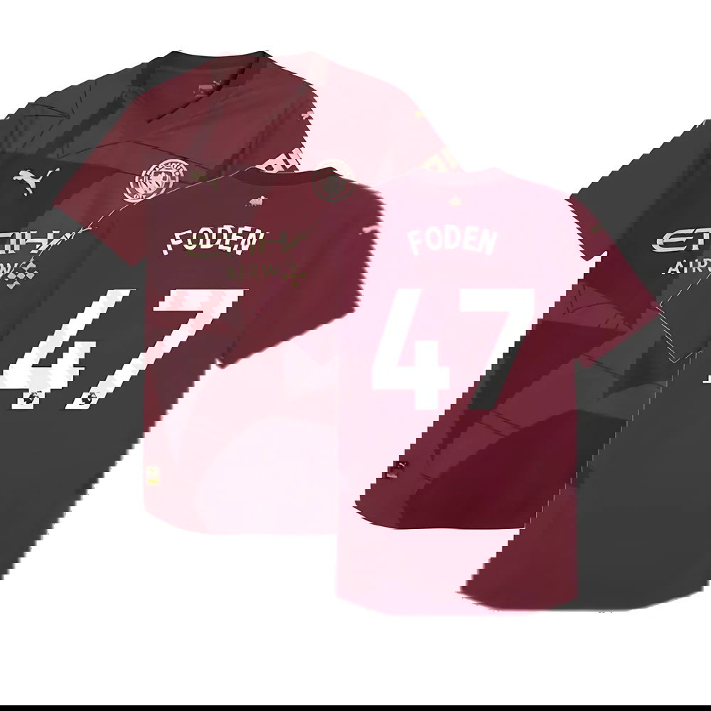 2024-2025 Man City Third Authentic Shirt (Foden 47)