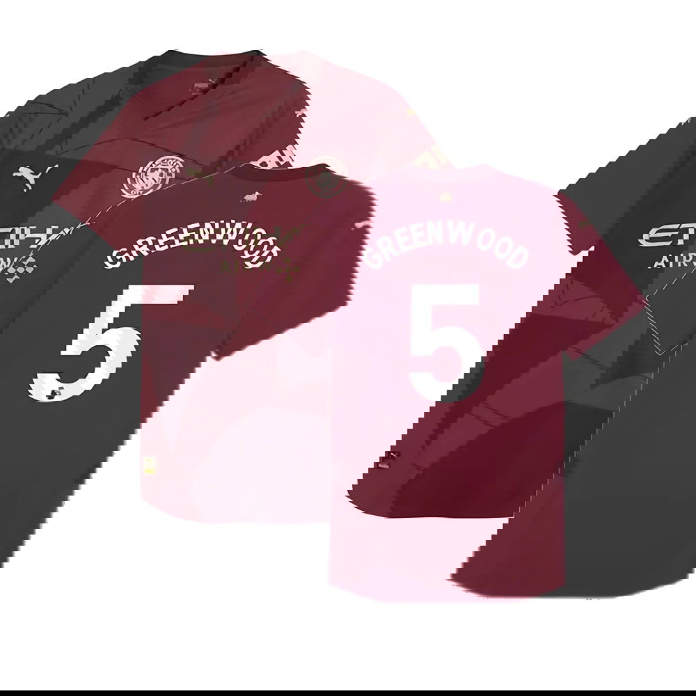 2024-2025 Man City Third Authentic Shirt (Greenwood 5)