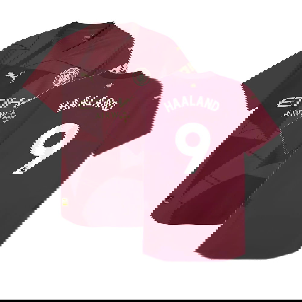 2024-2025 Man City Third Authentic Shirt (Haaland 9)