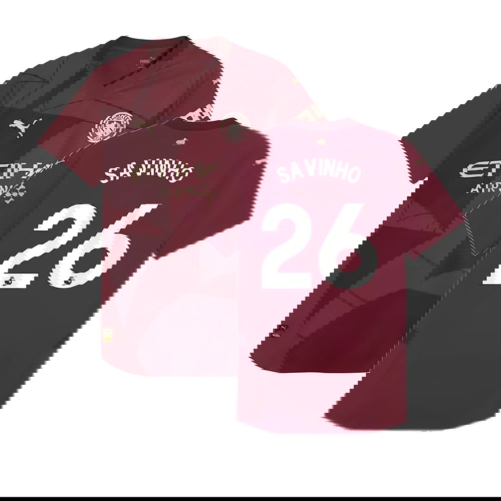 2024-2025 Man City Third Authentic Shirt (Savinho 26)