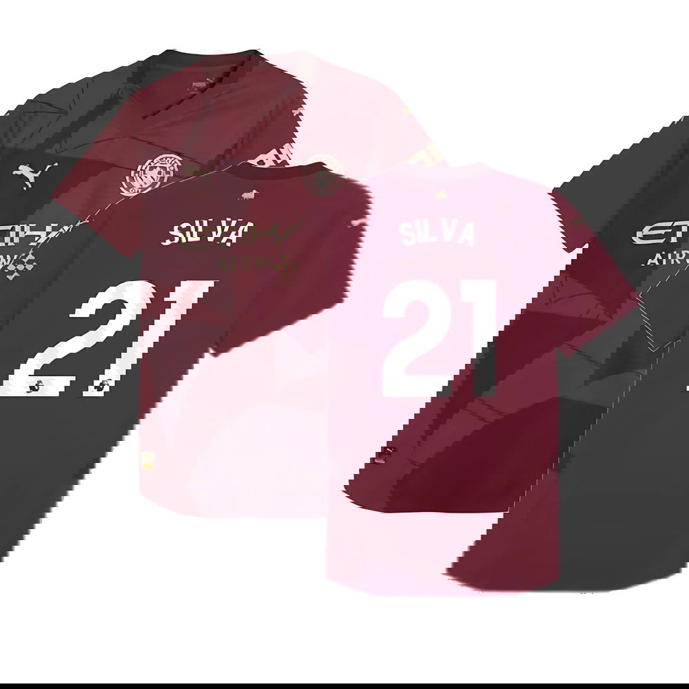 2024-2025 Man City Third Authentic Shirt (Silva 21)