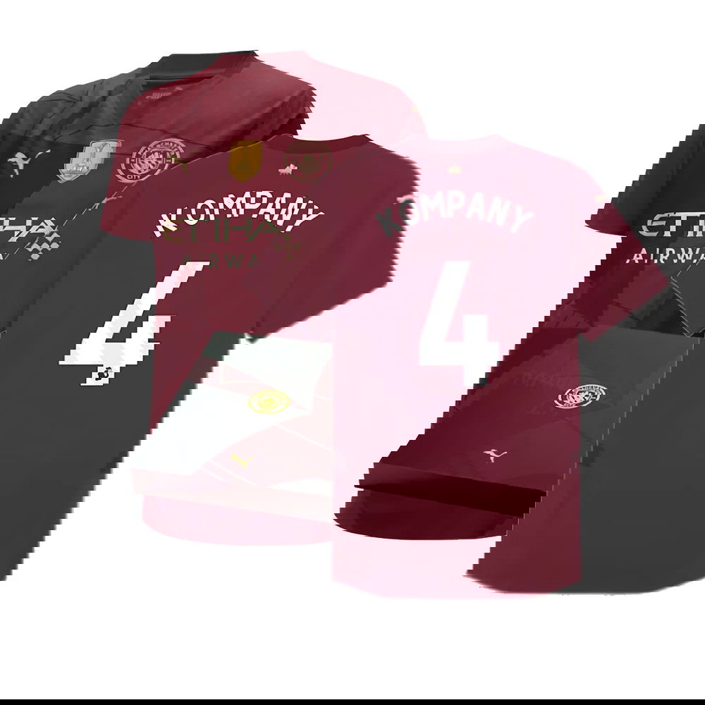 2024-2025 Man City Third Authentic Shirt w/packaging (Kompany 4)