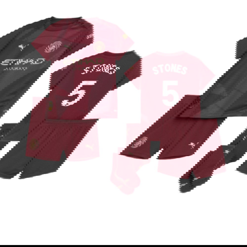 2024-2025 Man City Third Baby Kit (Stones 5)