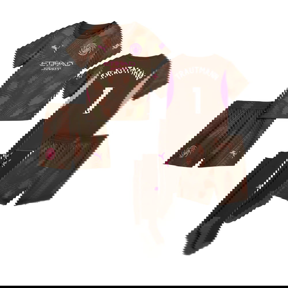 2024-2025 Man City Third Goalkeeper Mini Kit (Trautmann 1)