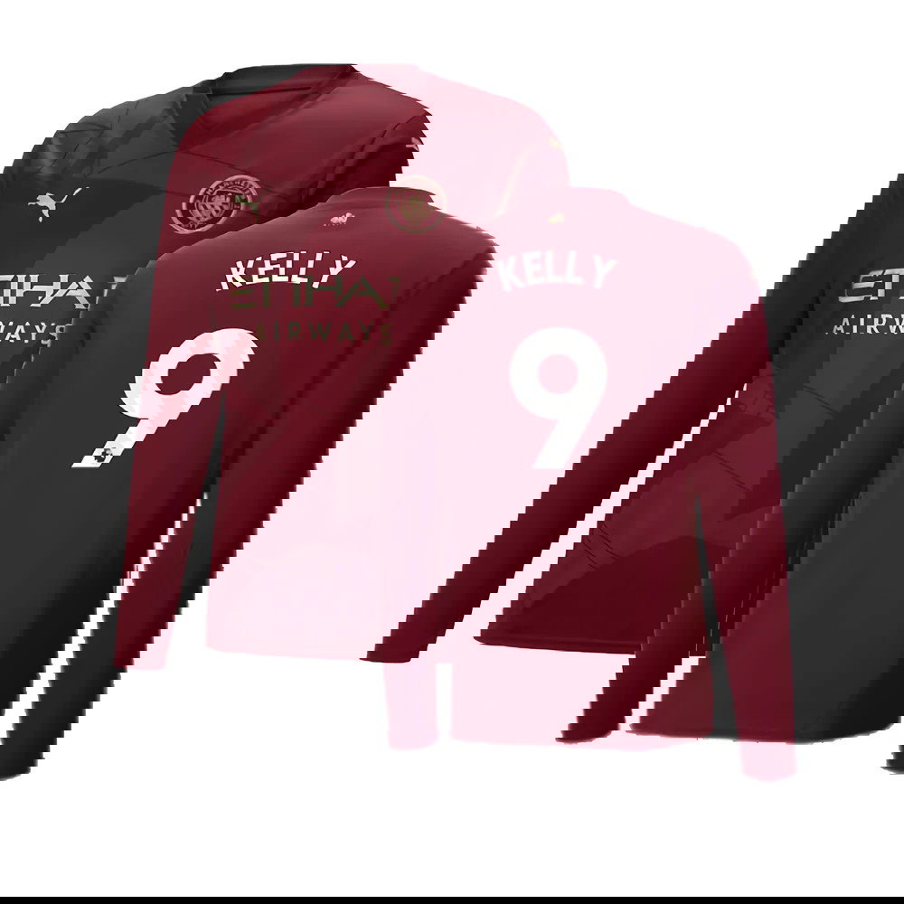 2024-2025 Man City Third Long Sleeve Shirt (Kelly 9)