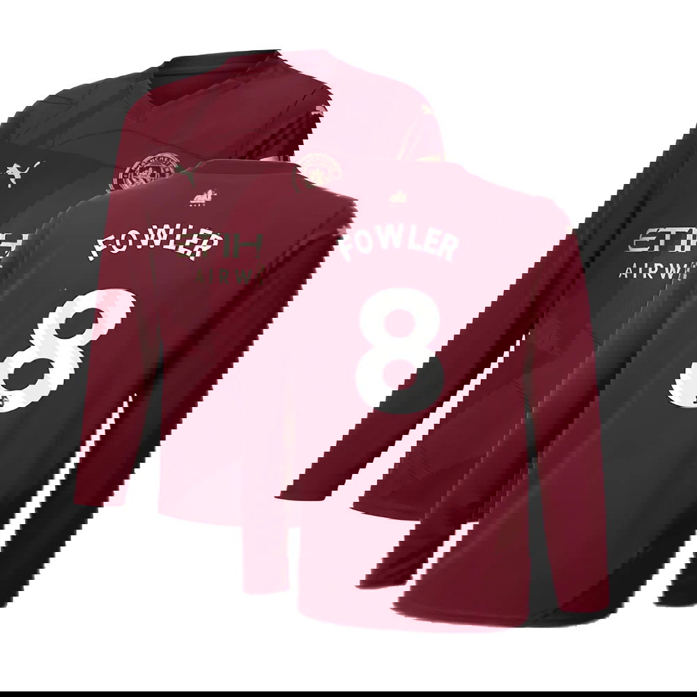 2024-2025 Man City Third Long Sleeve Shirt (Kids) (Fowler 8)