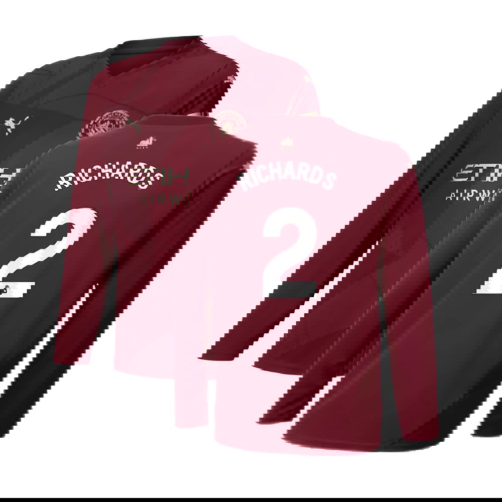 2024-2025 Man City Third Long Sleeve Shirt (Kids) (Richards 2)