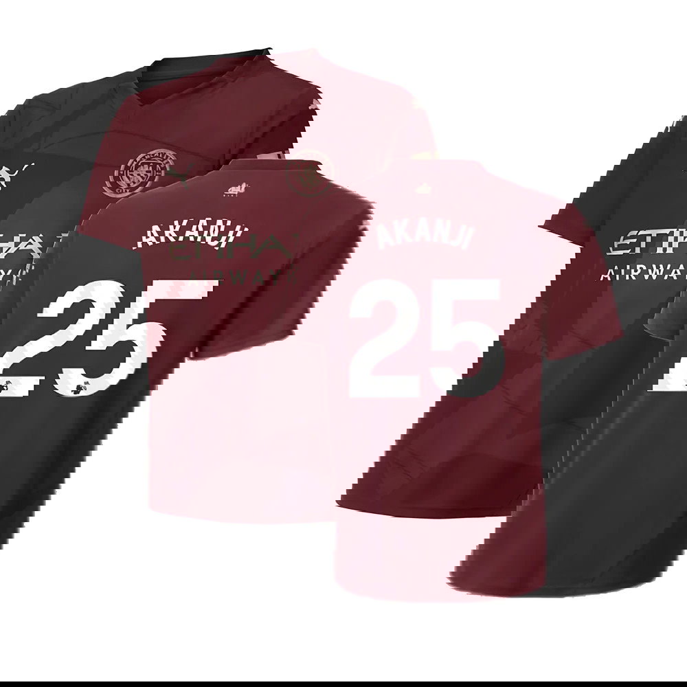 2024-2025 Man City Third Shirt (Kids) (Akanji 25)