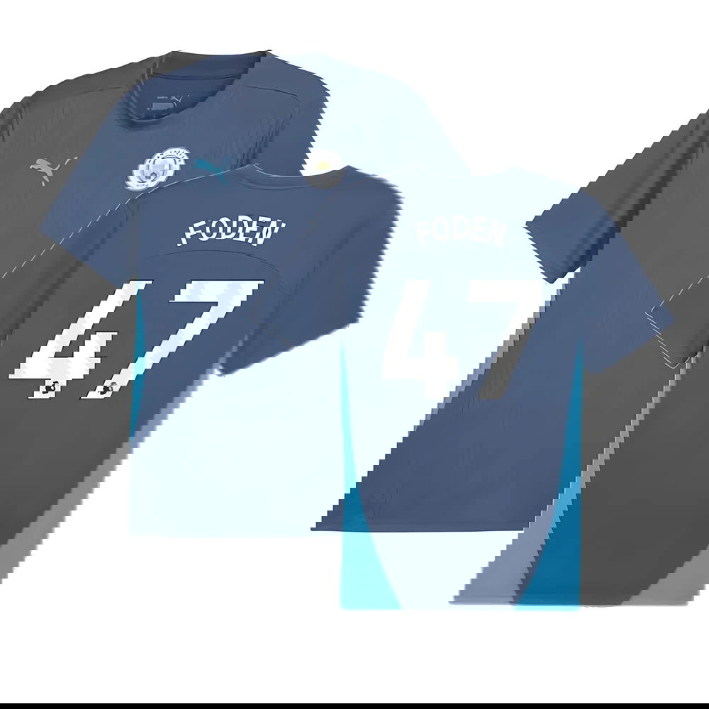 2024-2025 Man City Training Shirt (Inky Blue) (Foden 47)