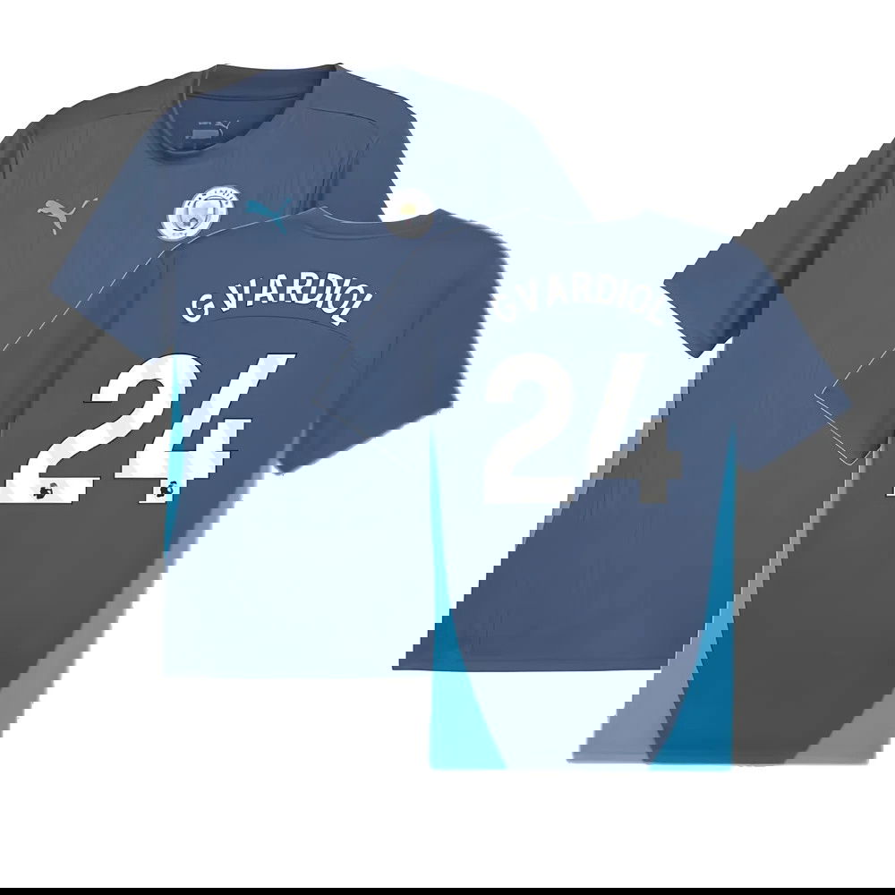 2024-2025 Man City Training Shirt (Inky Blue) (Gvardiol 24)