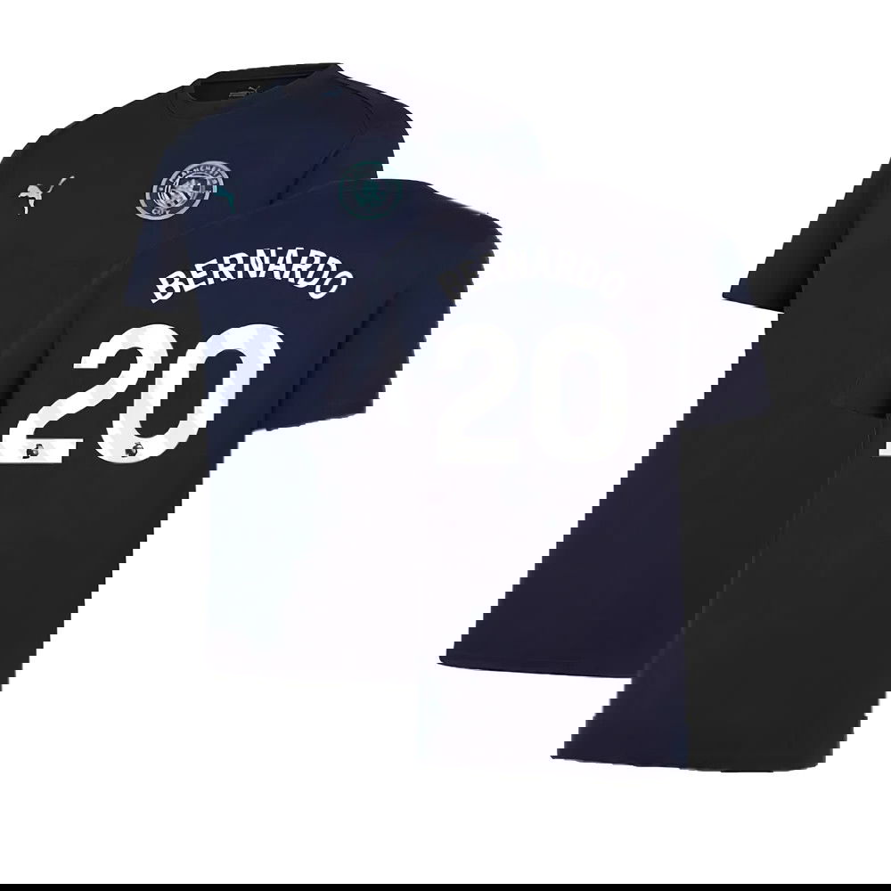 2024-2025 Man City Training Shirt (Inky Blue) - Kids (Bernardo 20)