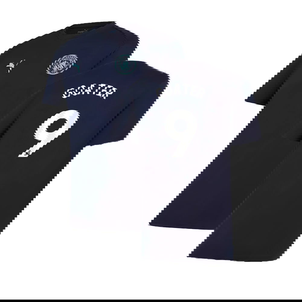 2024-2025 Man City Training Shirt (Inky Blue) - Kids (Goater 9)