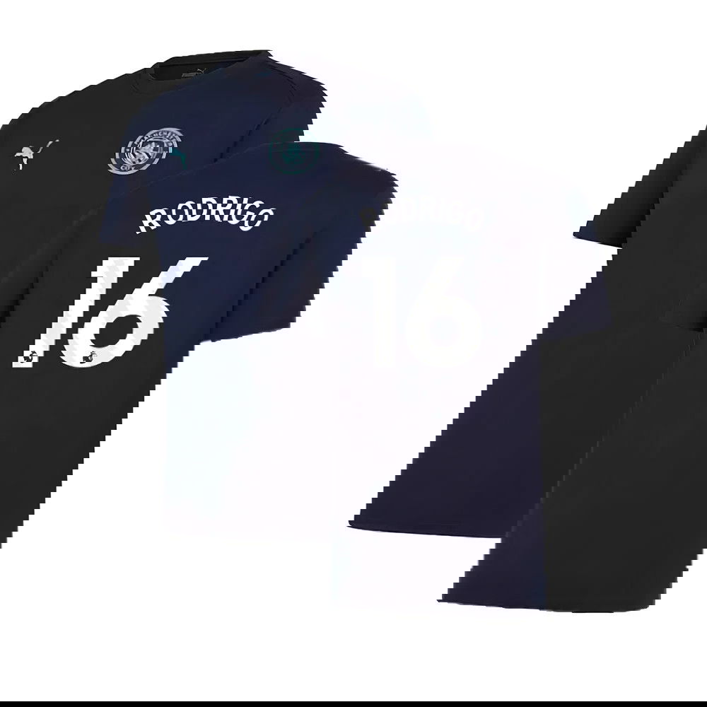 2024-2025 Man City Training Shirt (Inky Blue) - Kids (Rodrigo 16)