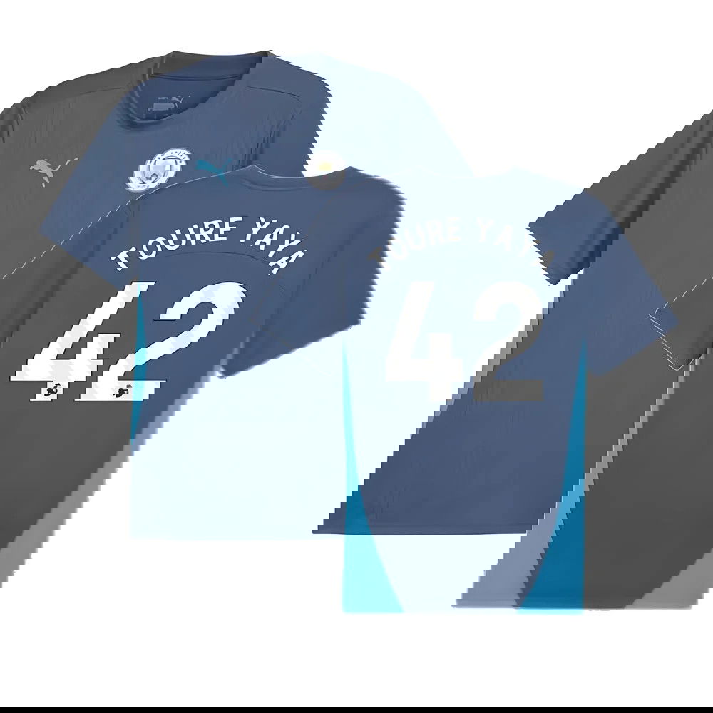 2024-2025 Man City Training Shirt (Inky Blue) (Toure Yaya 42)