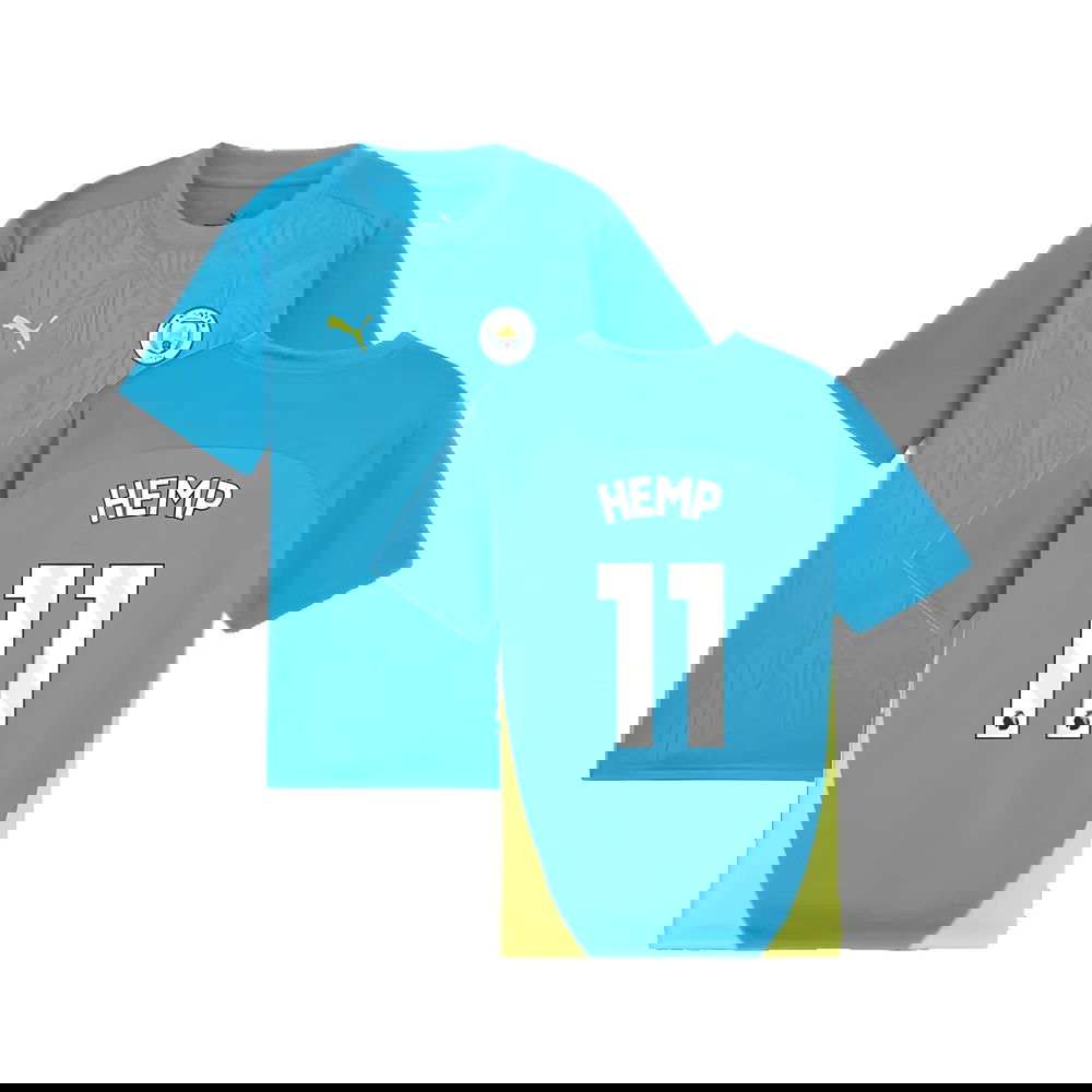 2024-2025 Man City Training Shirt (Magic Blue) - Kids (Hemp 11)