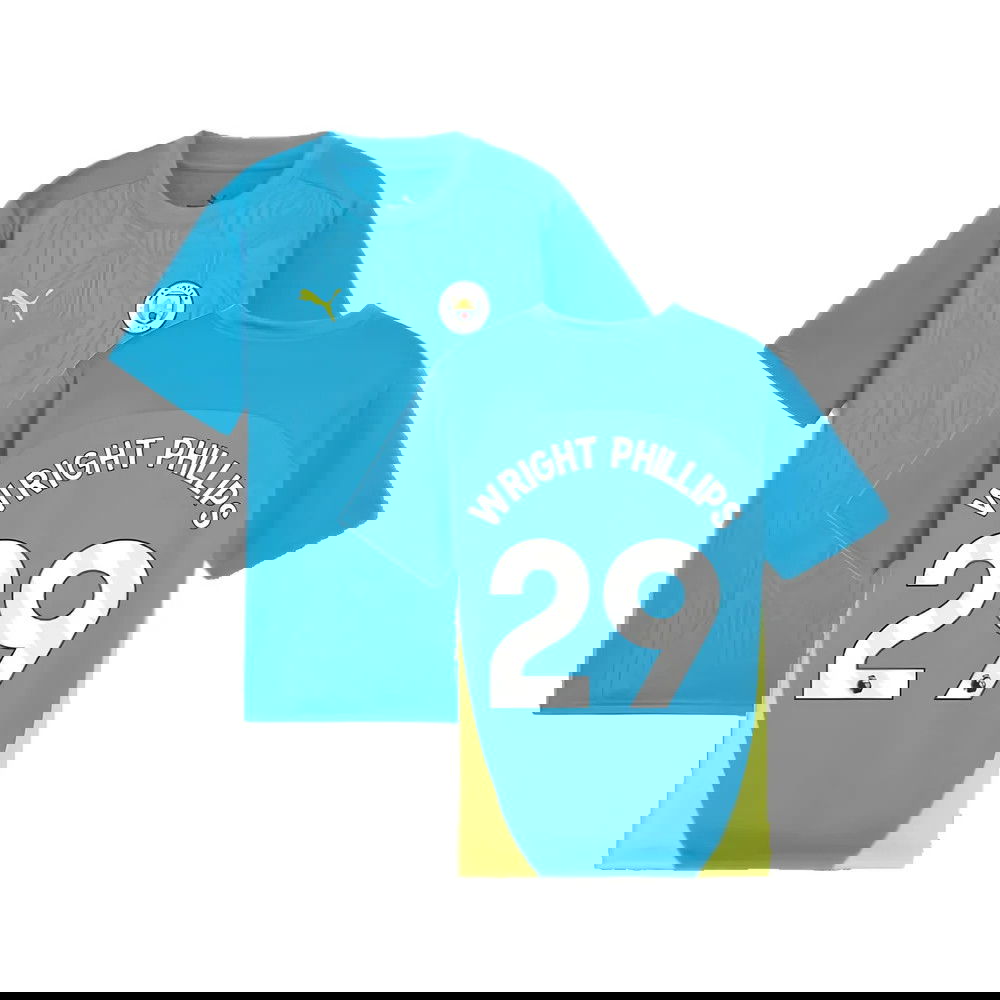 2024-2025 Man City Training Shirt (Magic Blue) - Kids (Wright Phillips 29)