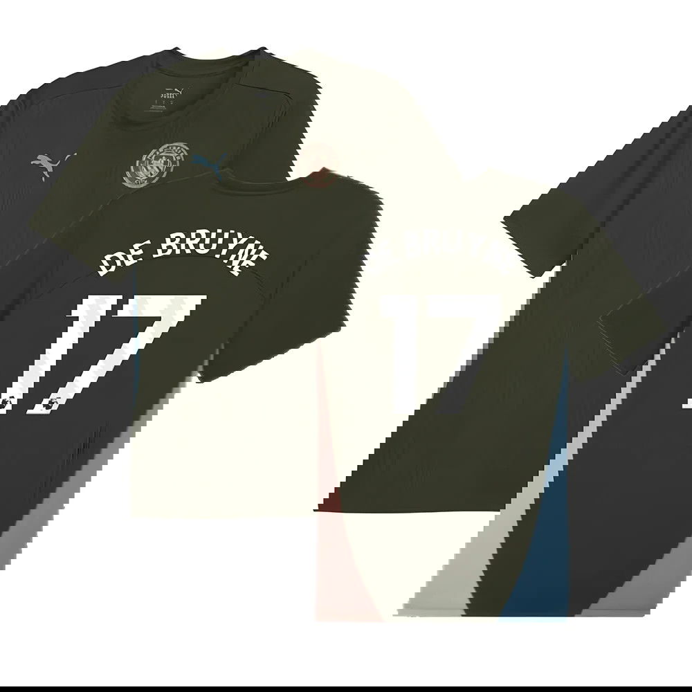 2024-2025 Man City Training Shirt (Myrtle) (De Bruyne 17)