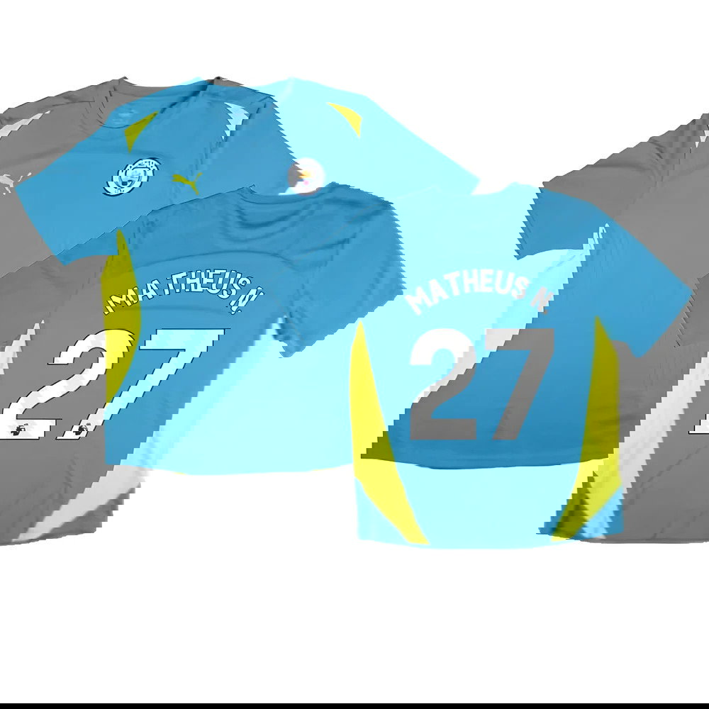 2024-2025 Man City Training Shirt Pro (Blue) (Matheus N. 27)