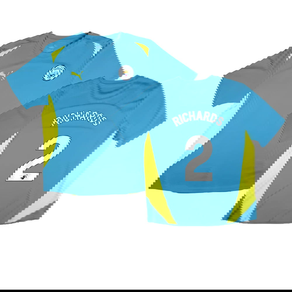 2024-2025 Man City Training Shirt Pro (Blue) (Richards 2)