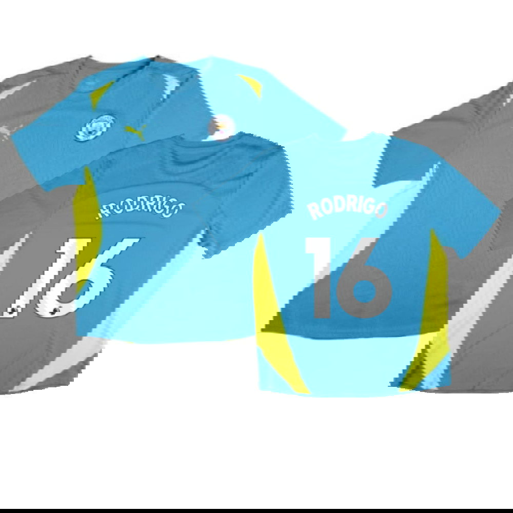 2024-2025 Man City Training Shirt Pro (Blue) (Rodrigo 16)