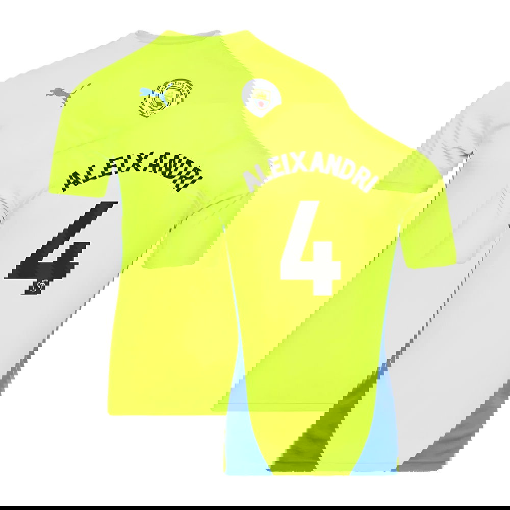 2024-2025 Man City Training Shirt (Yellow Glow) (Aleixandri 4)