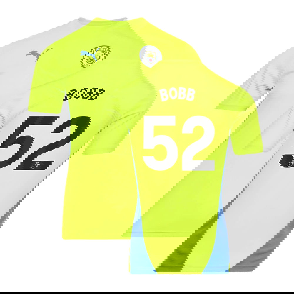 2024-2025 Man City Training Shirt (Yellow Glow) (Bobb 52)