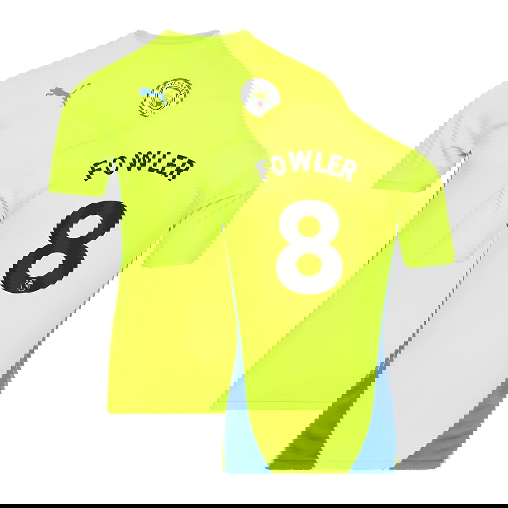 2024-2025 Man City Training Shirt (Yellow Glow) (Fowler 8)