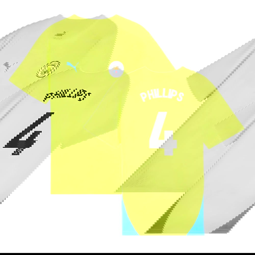 2024-2025 Man City Training Shirt (Yellow Glow) - Kids (Phillips 4)