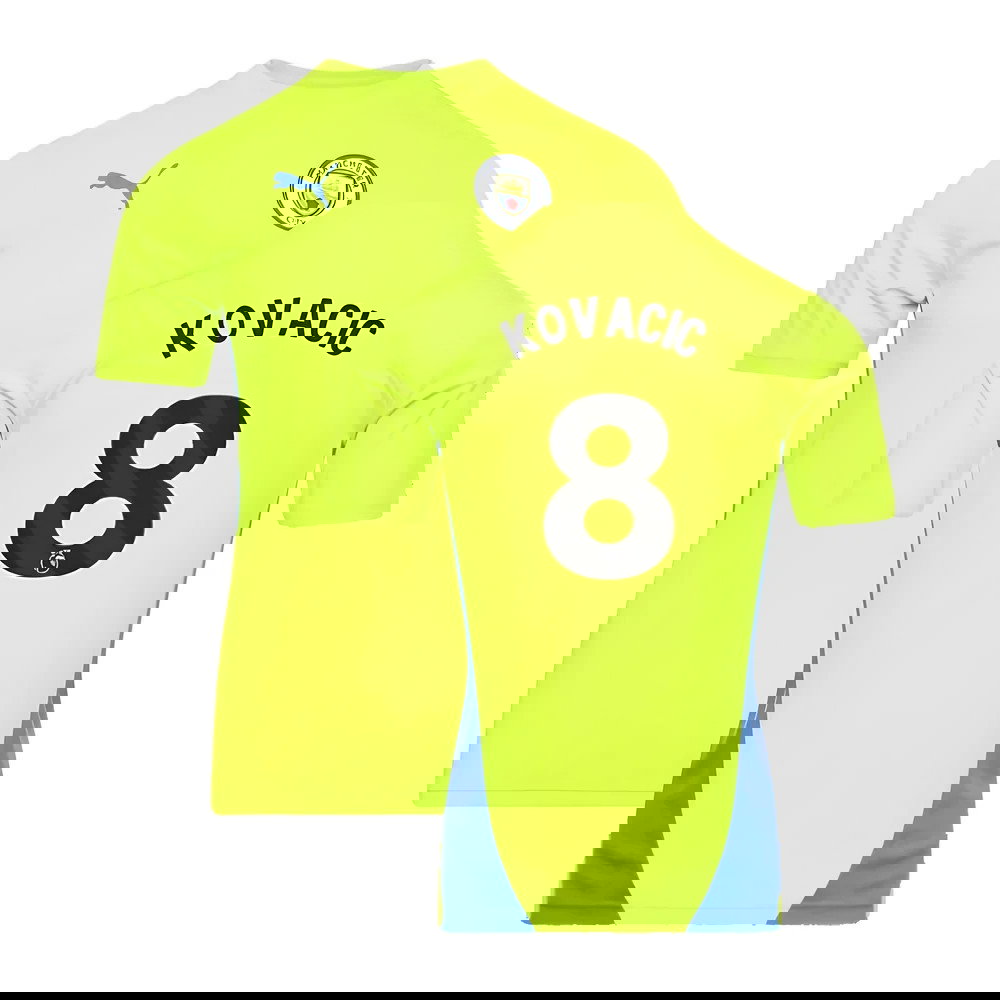 2024-2025 Man City Training Shirt (Yellow Glow) (Kovacic 8)