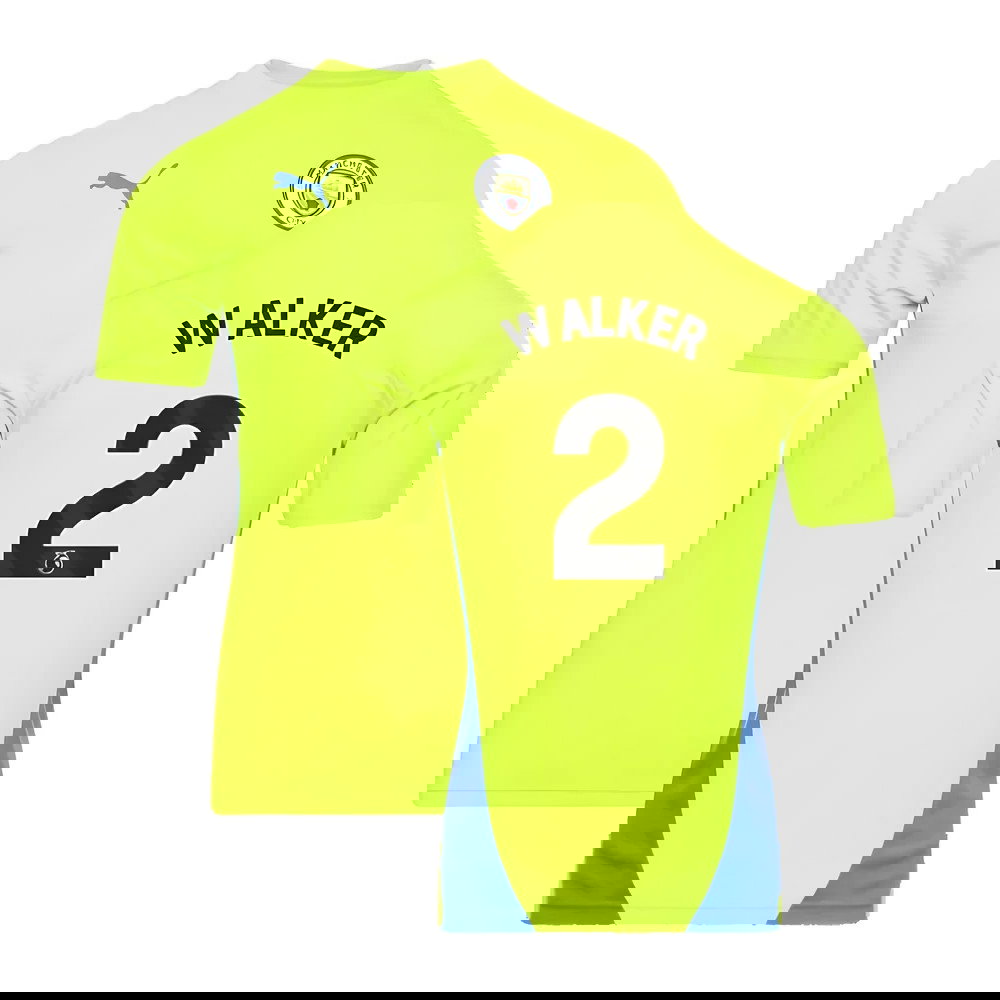 2024-2025 Man City Training Shirt (Yellow Glow) (Walker 2)