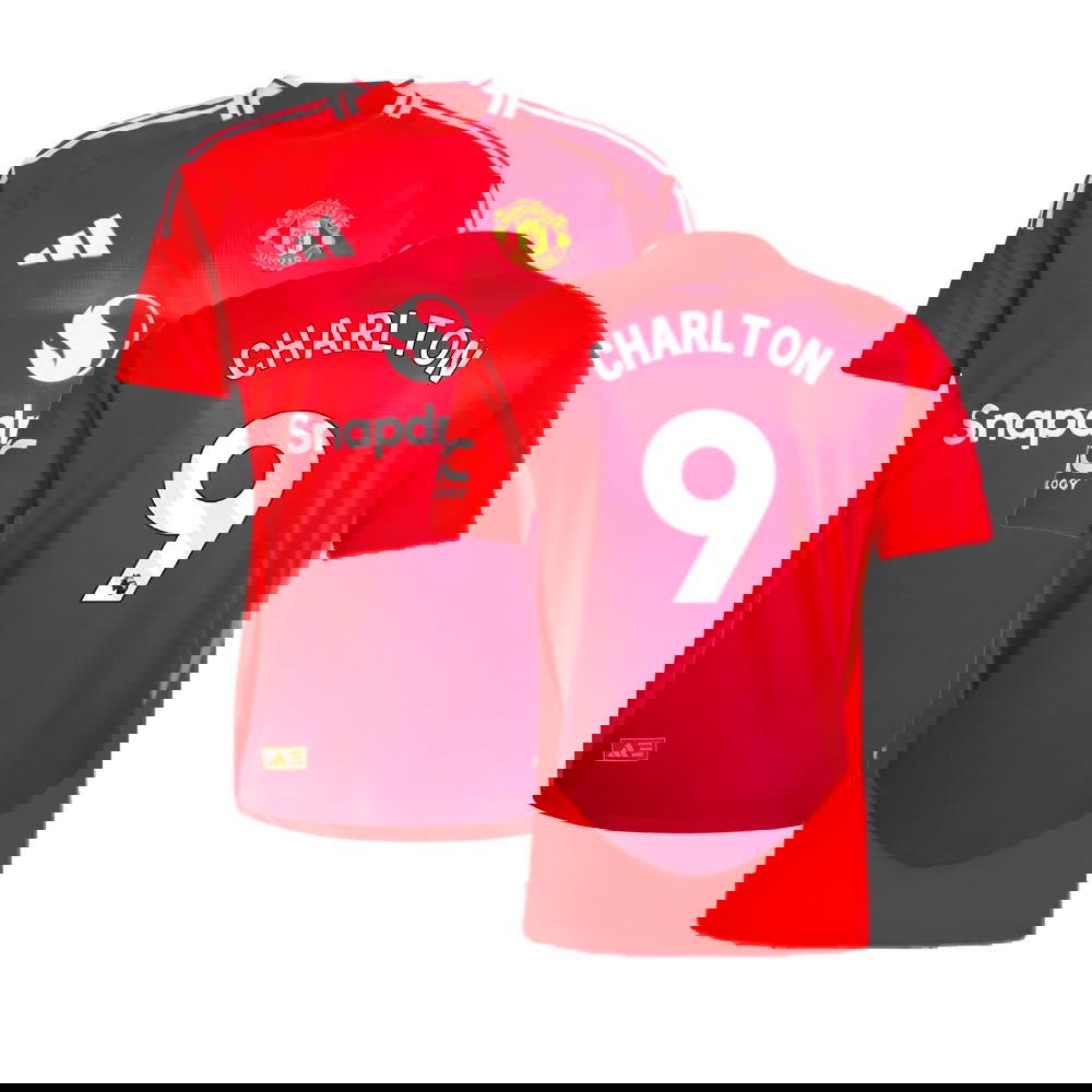 2024-2025 Man Utd Authentic Home Shirt (Charlton 9)