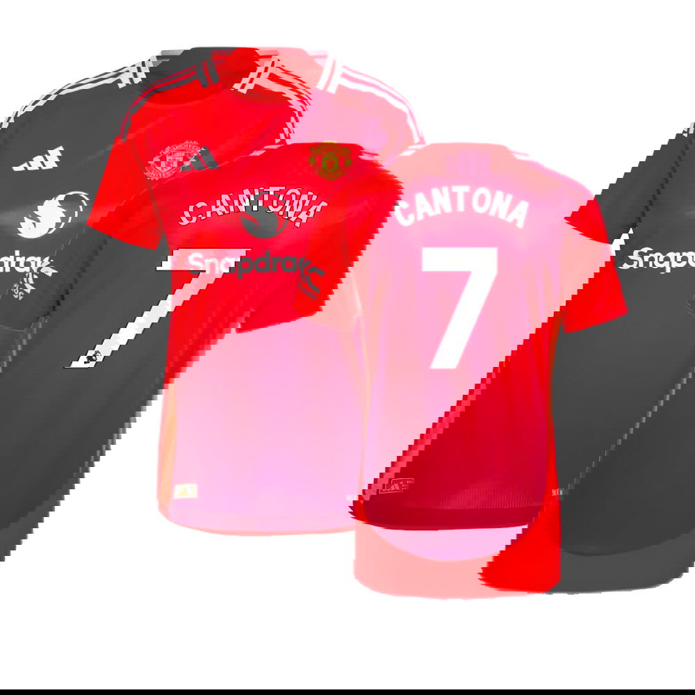 2024-2025 Man Utd Authentic Home Shirt (Womens) (Cantona 7)