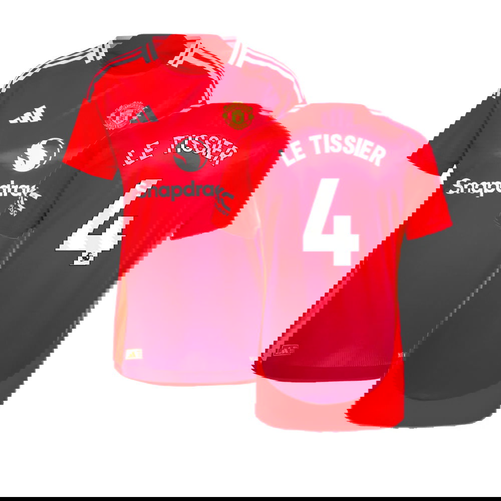 2024-2025 Man Utd Authentic Home Shirt (Womens) (Le Tissier 4)