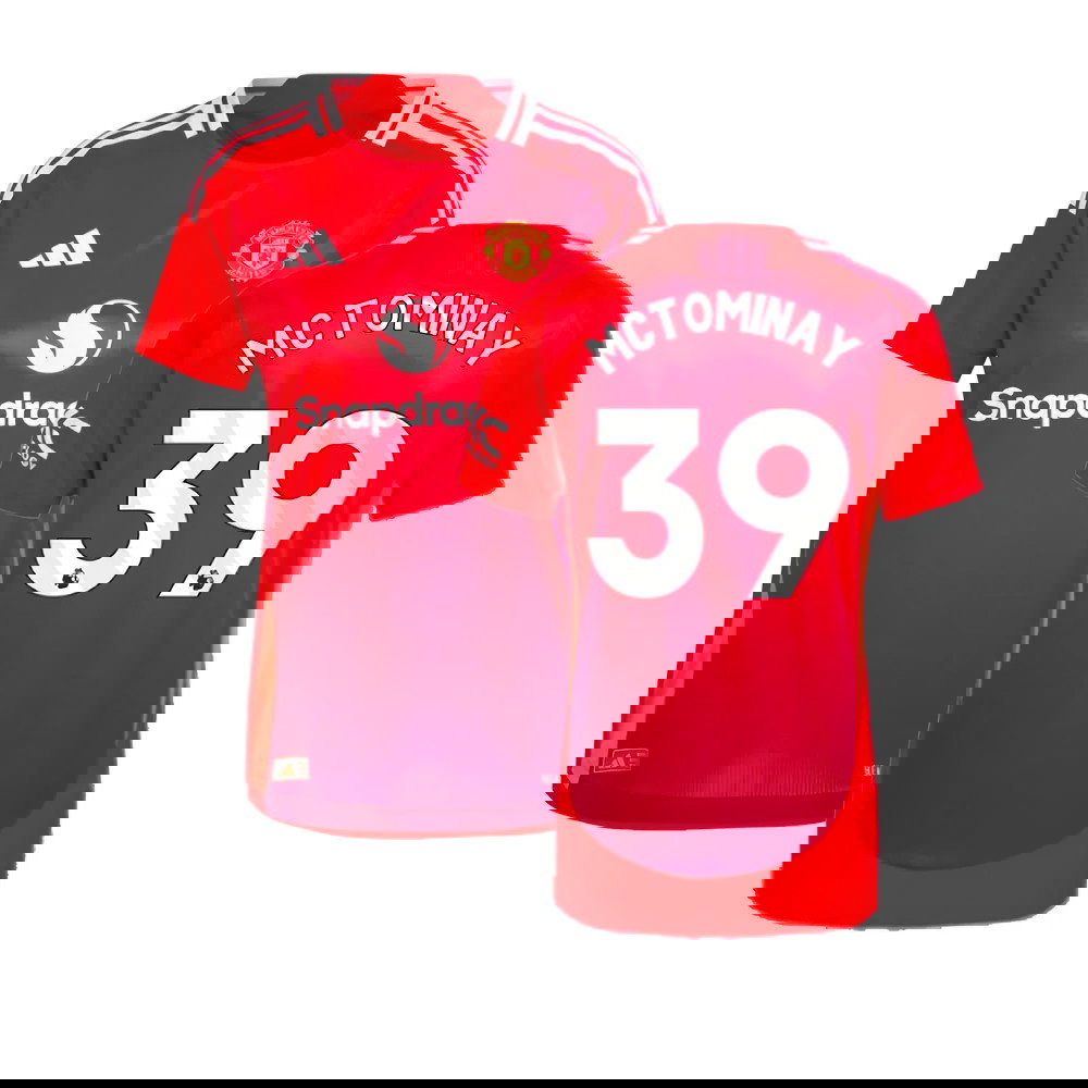 2024-2025 Man Utd Authentic Home Shirt (Womens) (McTominay 39)