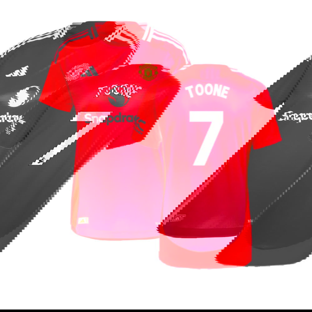 2024-2025 Man Utd Authentic Home Shirt (Womens) (Toone 7)