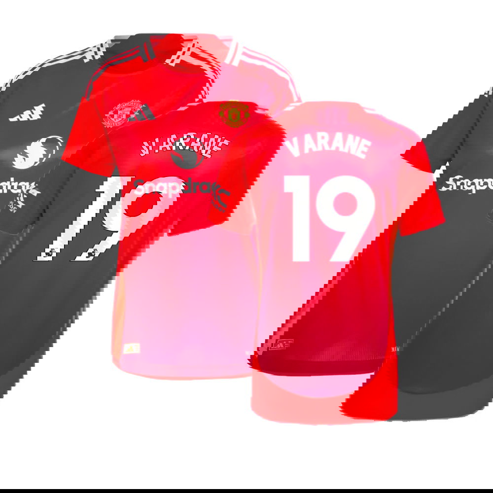 2024-2025 Man Utd Authentic Home Shirt (Womens) (Varane 19)