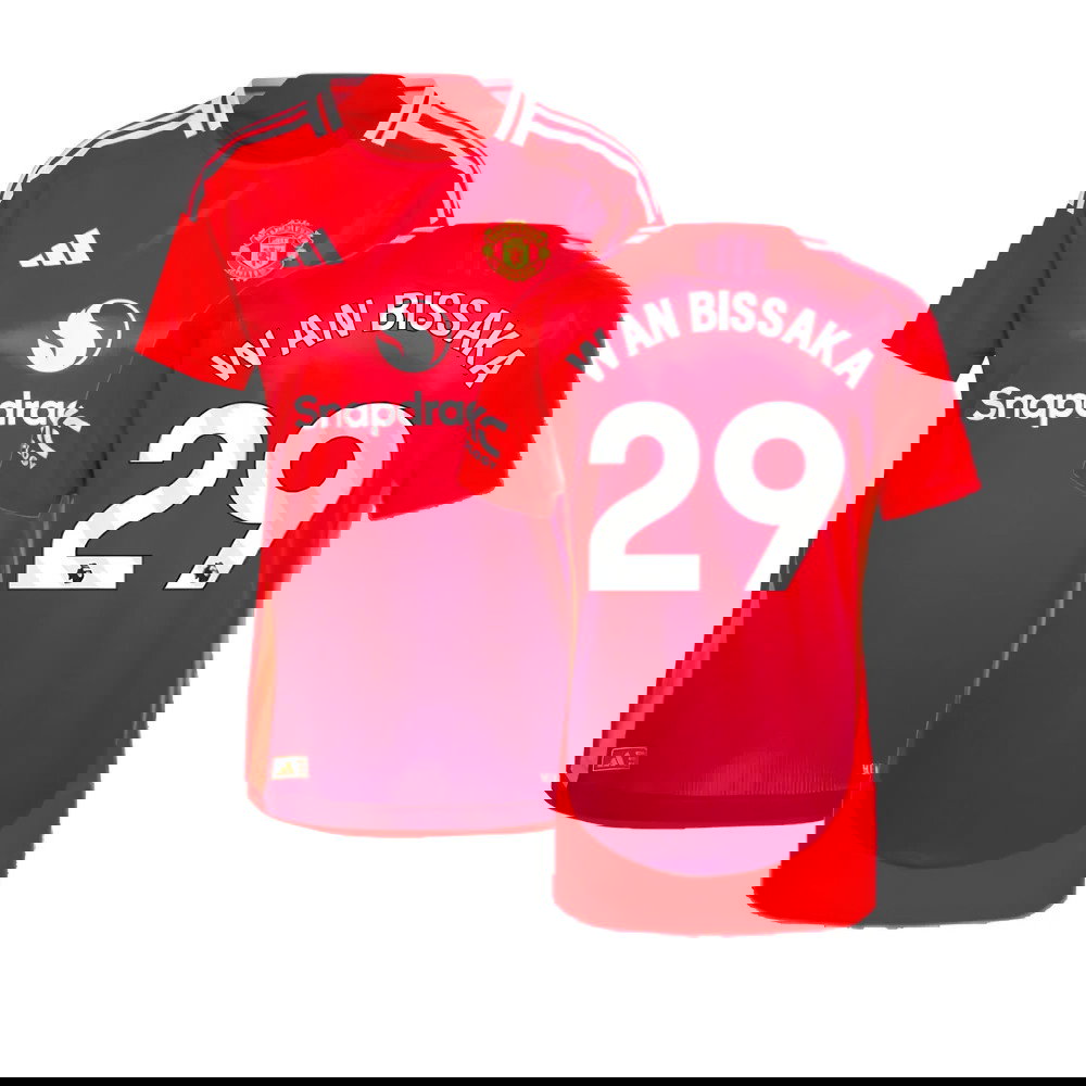 2024-2025 Man Utd Authentic Home Shirt (Womens) (Wan Bissaka 29)