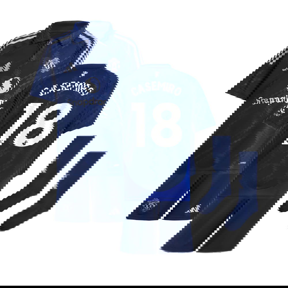 2024-2025 Man Utd Away Mini Kit (Casemiro 18)
