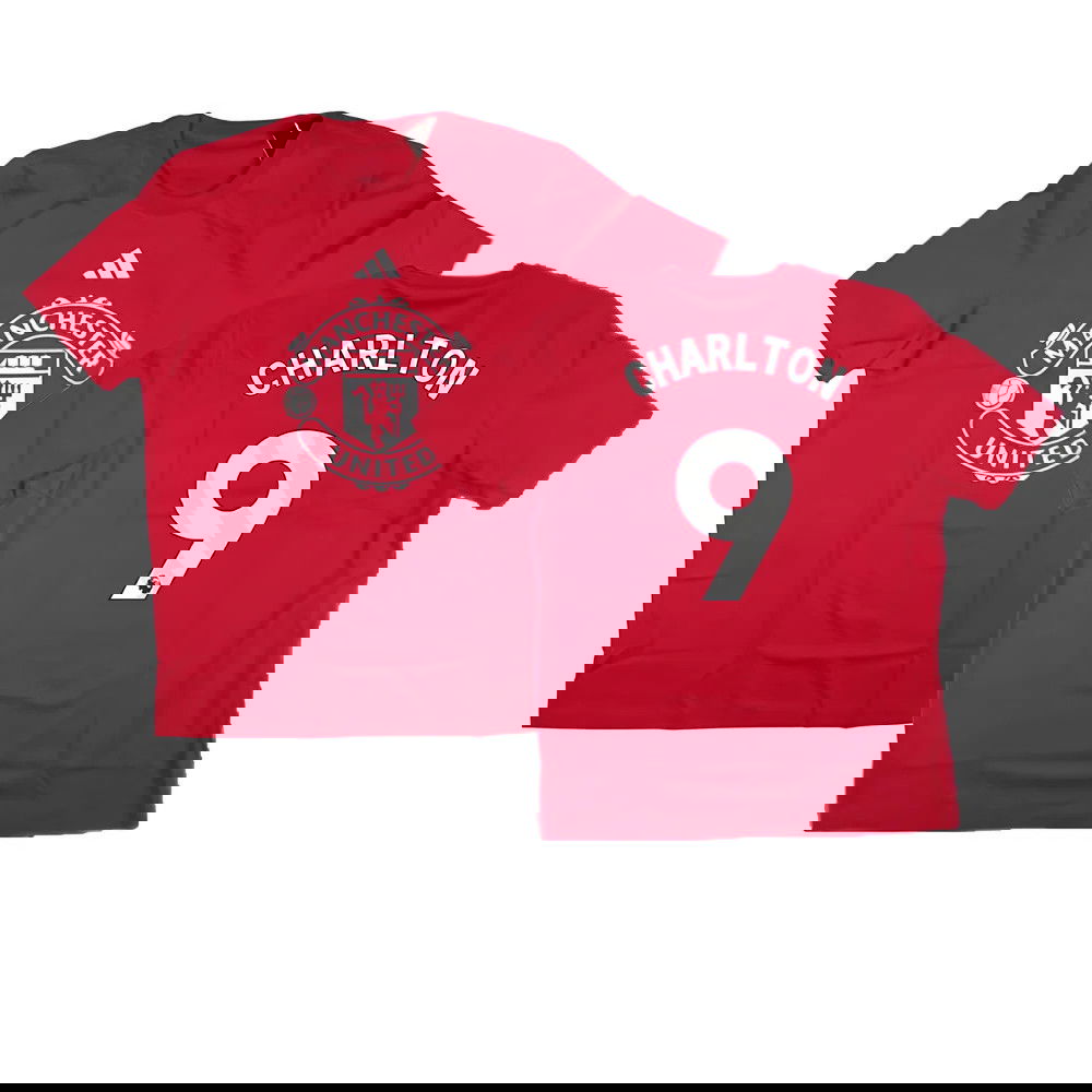 2024-2025 Man Utd DNA Graphic Tee (Red) (Charlton 9)