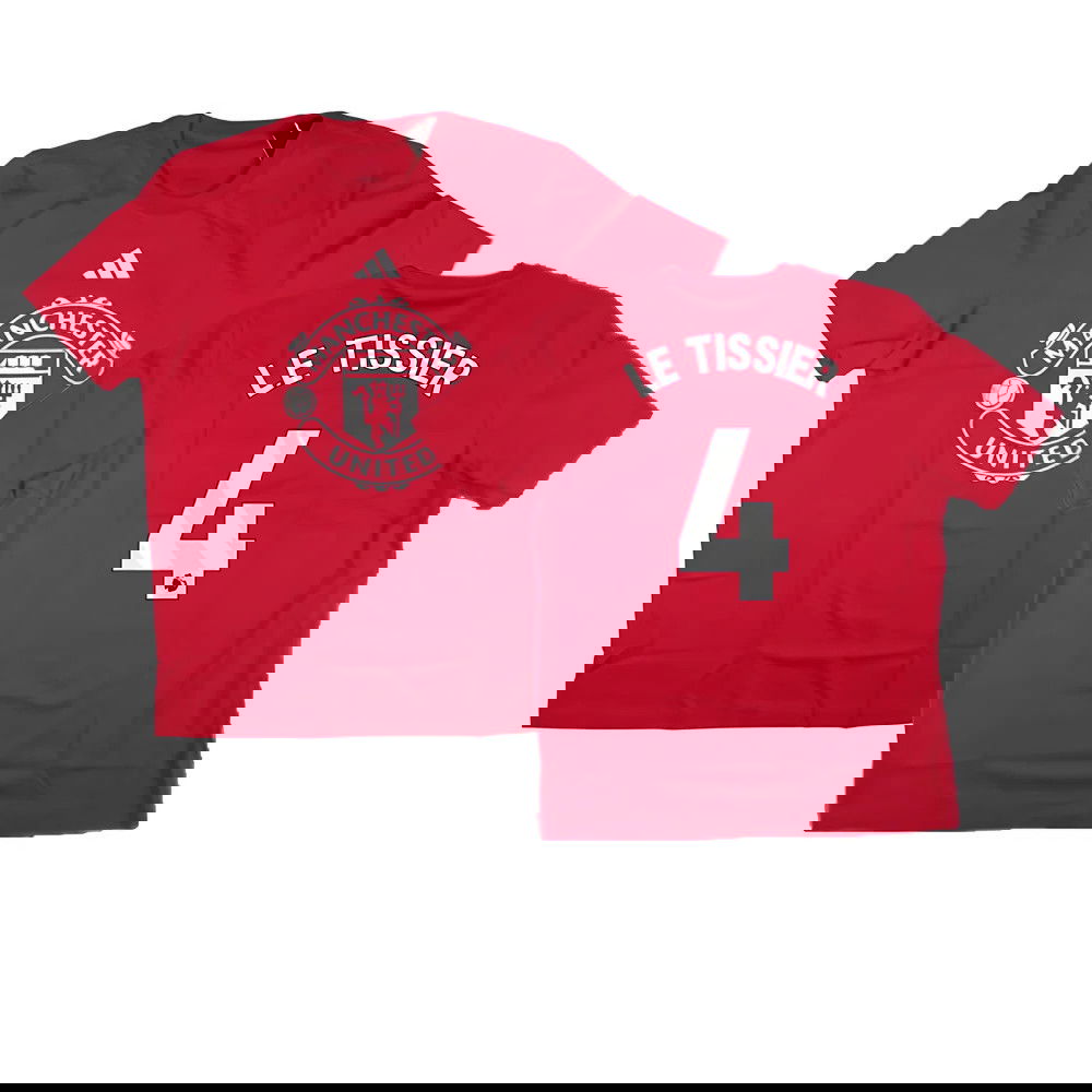 2024-2025 Man Utd DNA Graphic Tee (Red) (Le Tissier 4)