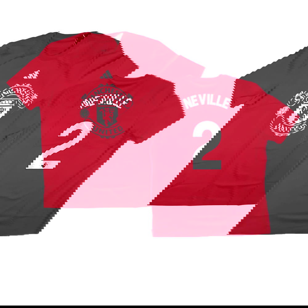 2024-2025 Man Utd DNA Graphic Tee (Red) (Neville 2)