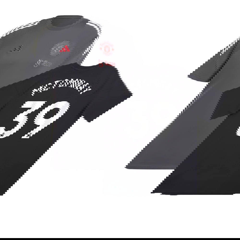 2024-2025 Man Utd EU Training Tee (Carbon) (McTominay 39)