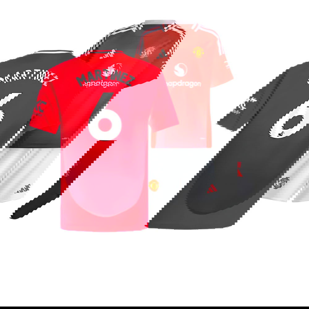 2024-2025 Man Utd Home Mini Kit (Martinez 6)