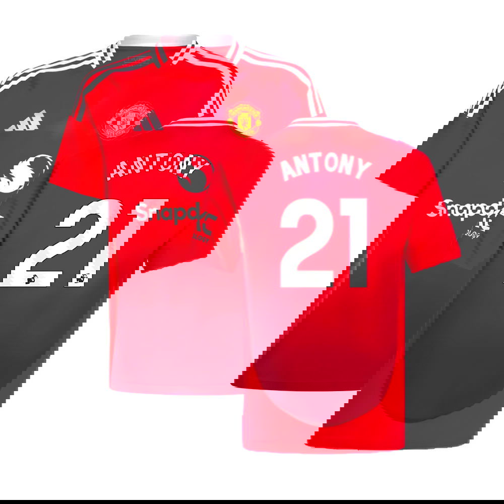 2024-2025 Man Utd Home Shirt (Kids) (Antony 21)