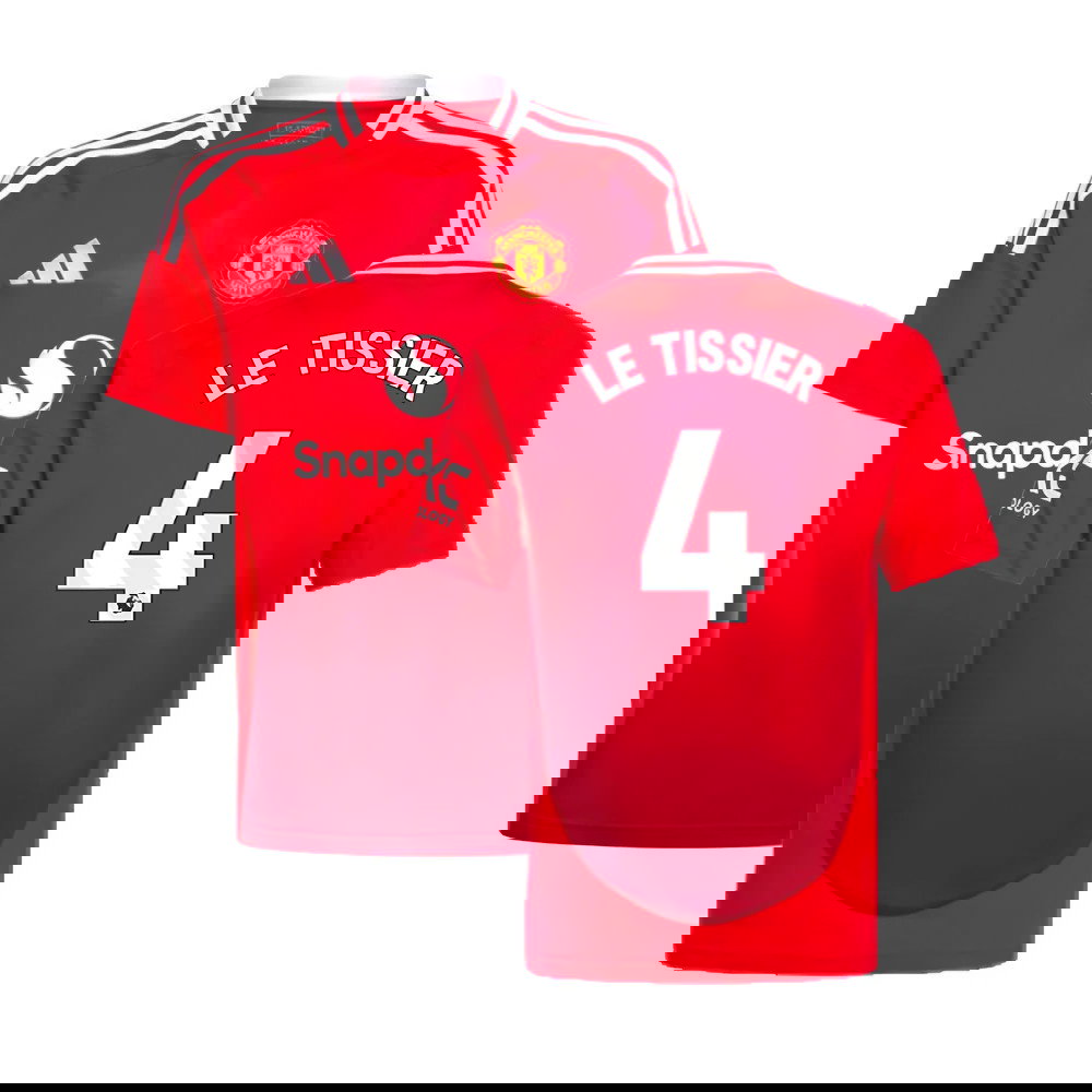 2024-2025 Man Utd Home Shirt (Kids) (Le Tissier 4)