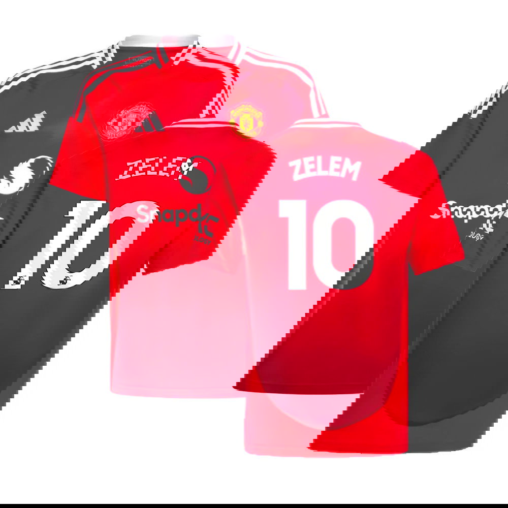 2024-2025 Man Utd Home Shirt (Kids) (Zelem 10)