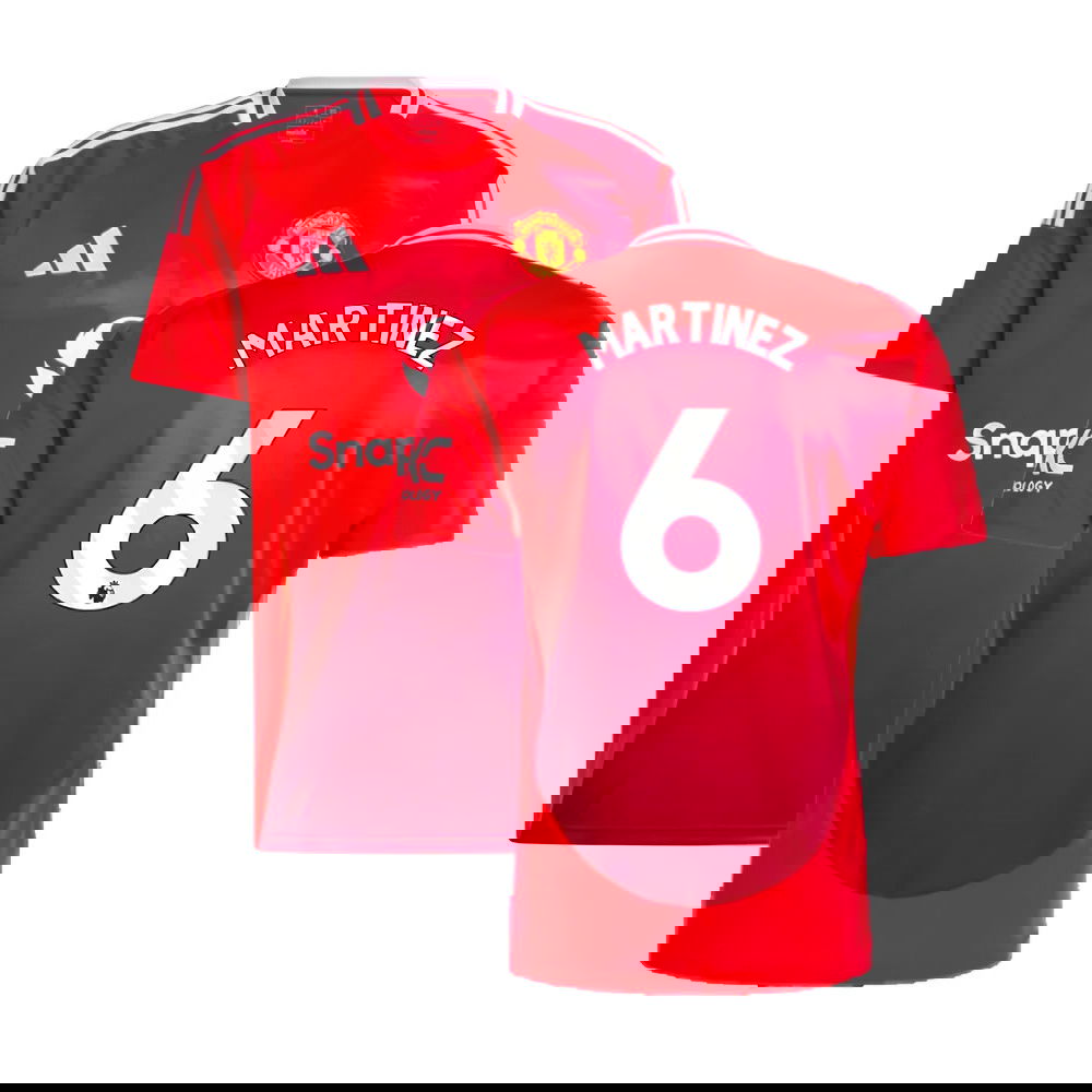 2024-2025 Man Utd Home Shirt (Martinez 6)