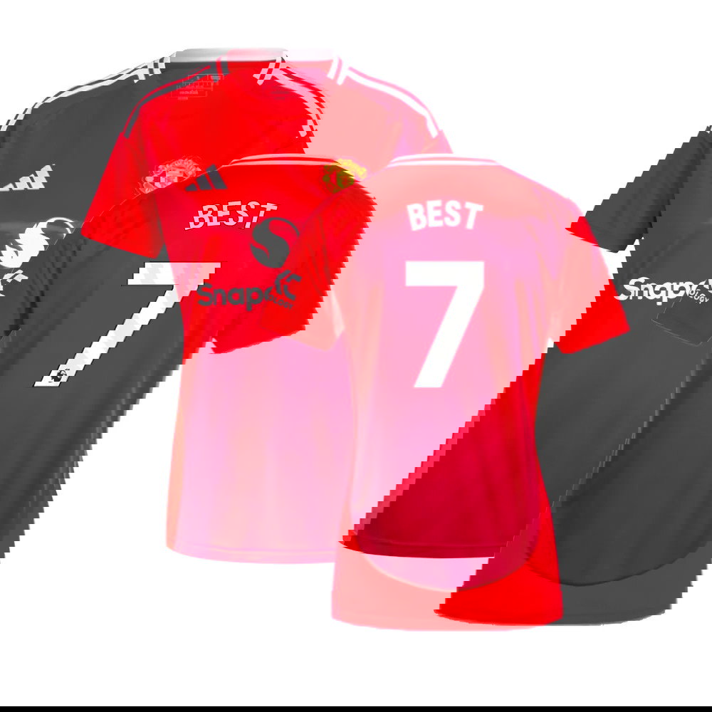 2024-2025 Man Utd Home Shirt (Womens) (Best 7)