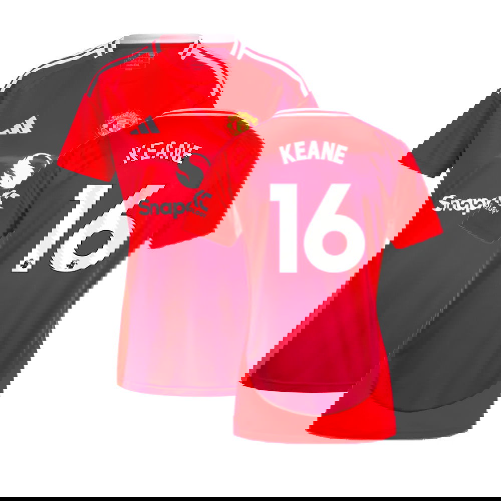 2024-2025 Man Utd Home Shirt (Womens) (Keane 16)