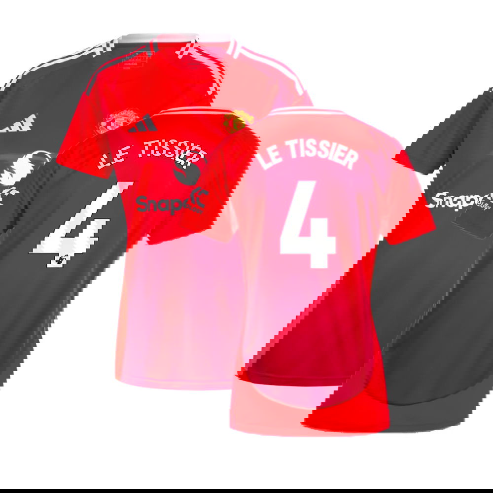 2024-2025 Man Utd Home Shirt (Womens) (Le Tissier 4)